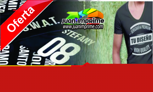 Juanimprime; diseño y personalizacion de camisetas para eventos